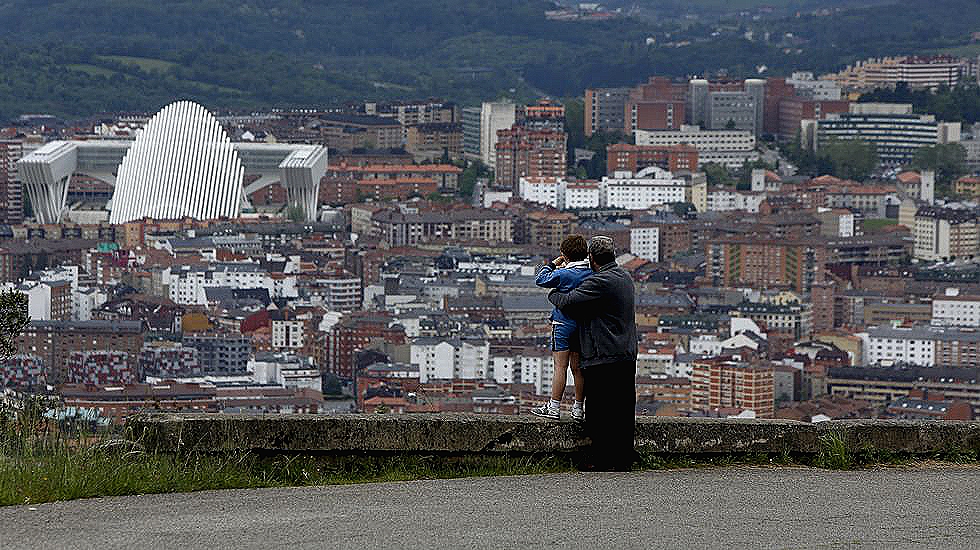 Una vista general de Oviedo
