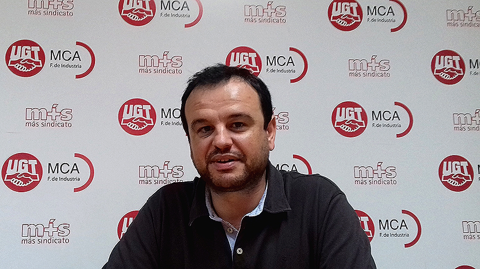 Jenaro Martínez, secretario general de MCA-UGT Asturias