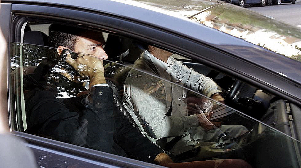 Pedro Sánchez llega a la sede del PSOE en Ferraz