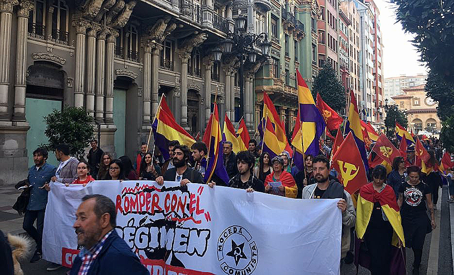 Manifestación por la República en Oviedo