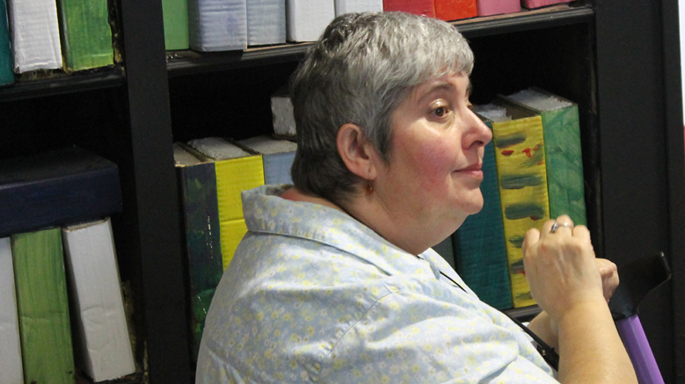 Dulce Gallego, en la Semana Negra de Gij&oacute;n