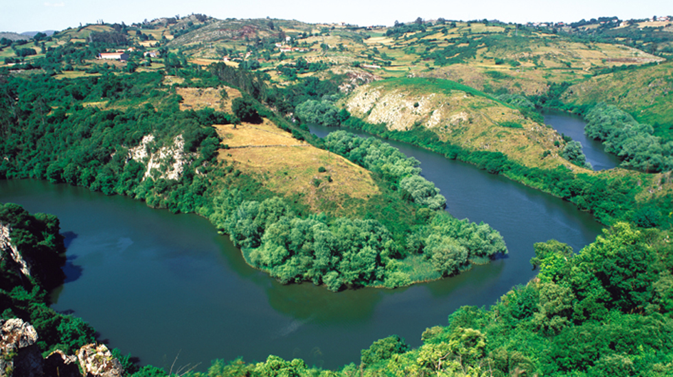 Meandros del r&iacute;o Nora