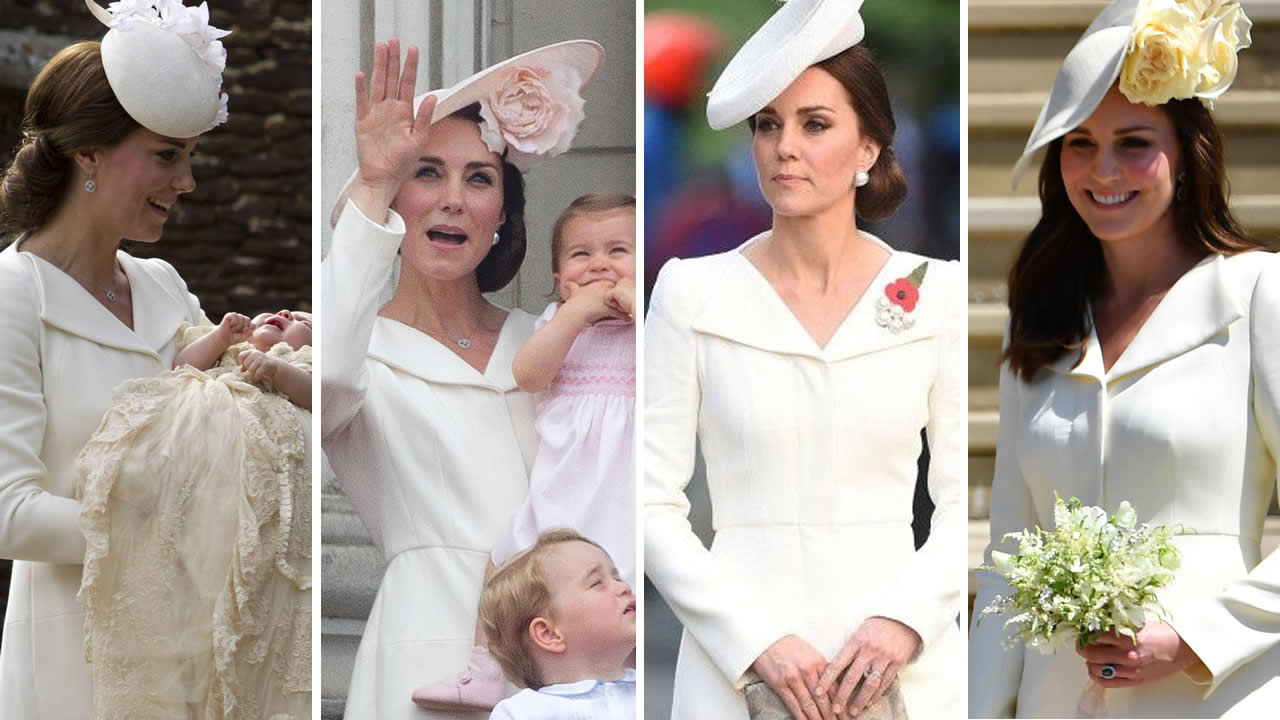Kate Middleton cuatripite vestido en la boda del príncipe Harry y Meghan  Markle