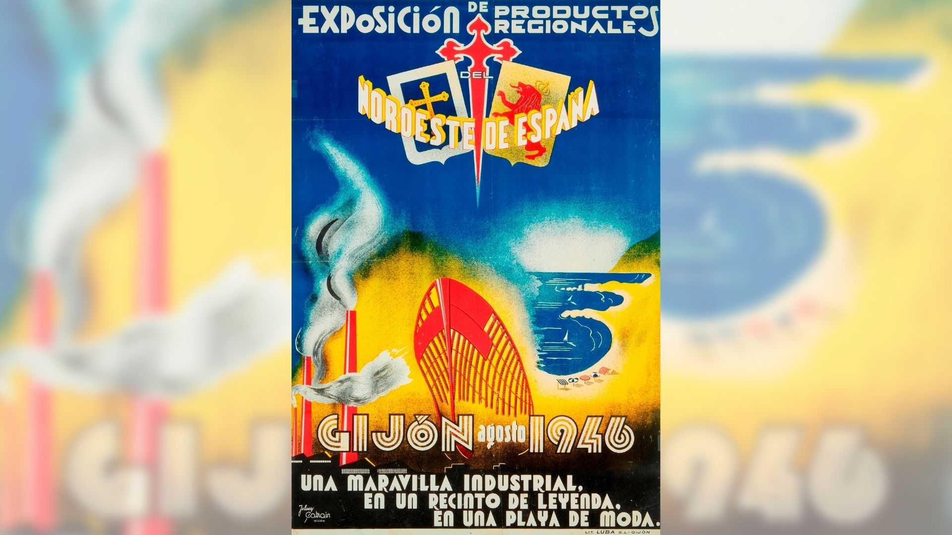 Donen un cartel inéditu d'una feria asturiana de 1946 - Vimarsana News